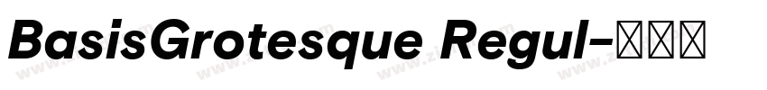 BasisGrotesque Regul字体转换 BasisGrotesque Regul字体转换
